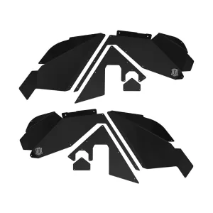 07-18 JK MODULAR FRONT FENDER LINER KIT PC BLACK