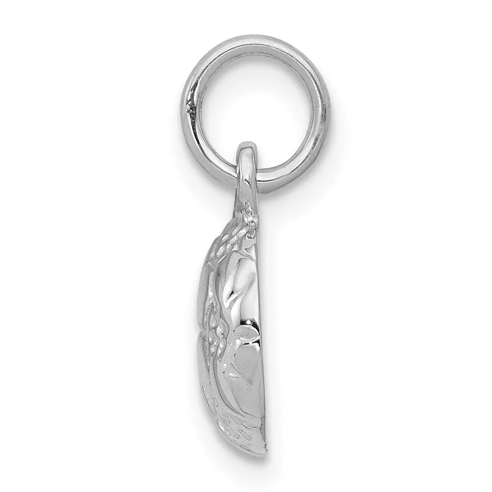 14k White Gold Soccer Ball Charm