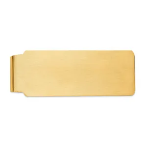 14k Yellow Gold Solid Smooth Flat Money Clip