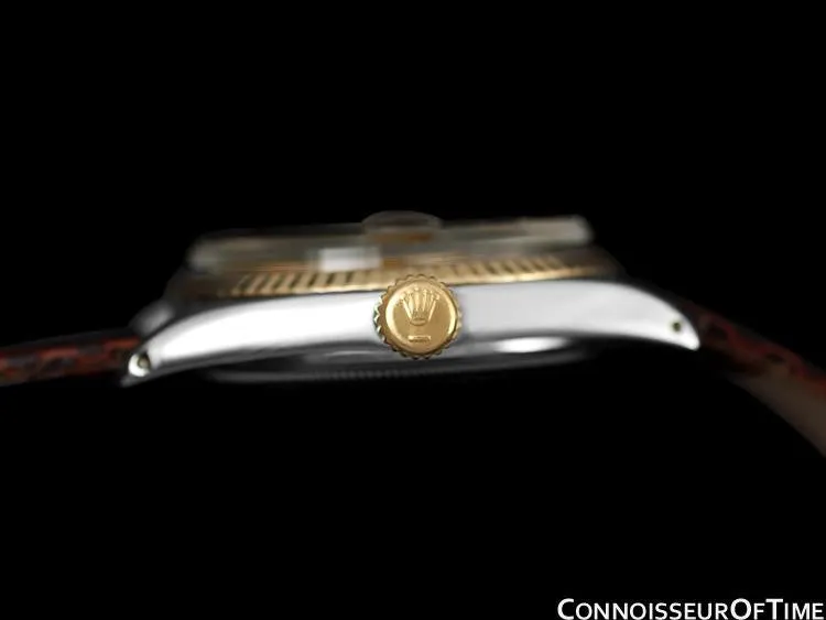 1972 Rolex Vintage Mens 2-Tone Datejust Ref. 1601, Pie Pan Dial - Stainless Steel & 18K Gold
