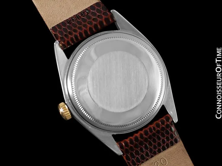 1972 Rolex Vintage Mens 2-Tone Datejust Ref. 1601, Pie Pan Dial - Stainless Steel & 18K Gold