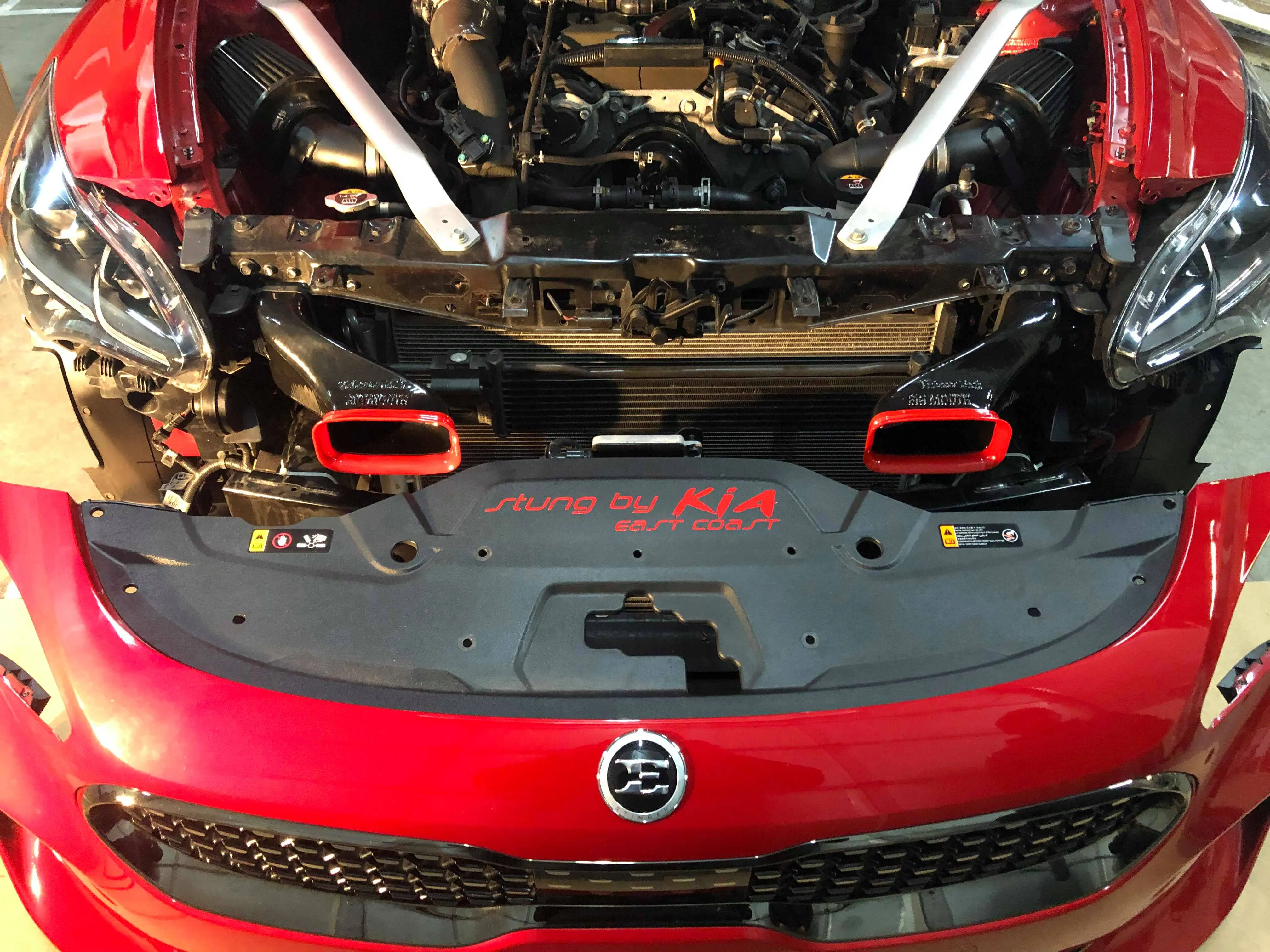 2017-2023  Kia Stinger 3.3T/2.0T/2.5T Dual BIG MOUTH Ram Air Intake Snorkels