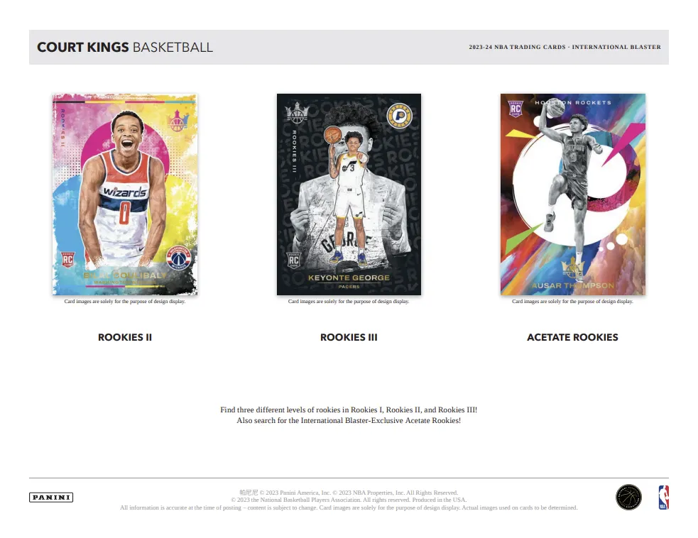 2023-24 Panini Court Kings Basketball International 6-Pack Blaster Box