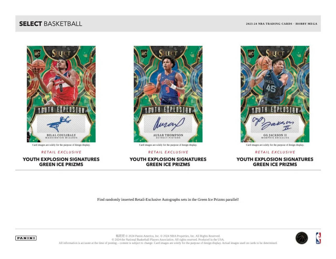 2023-24 Panini Select Basketball Mega