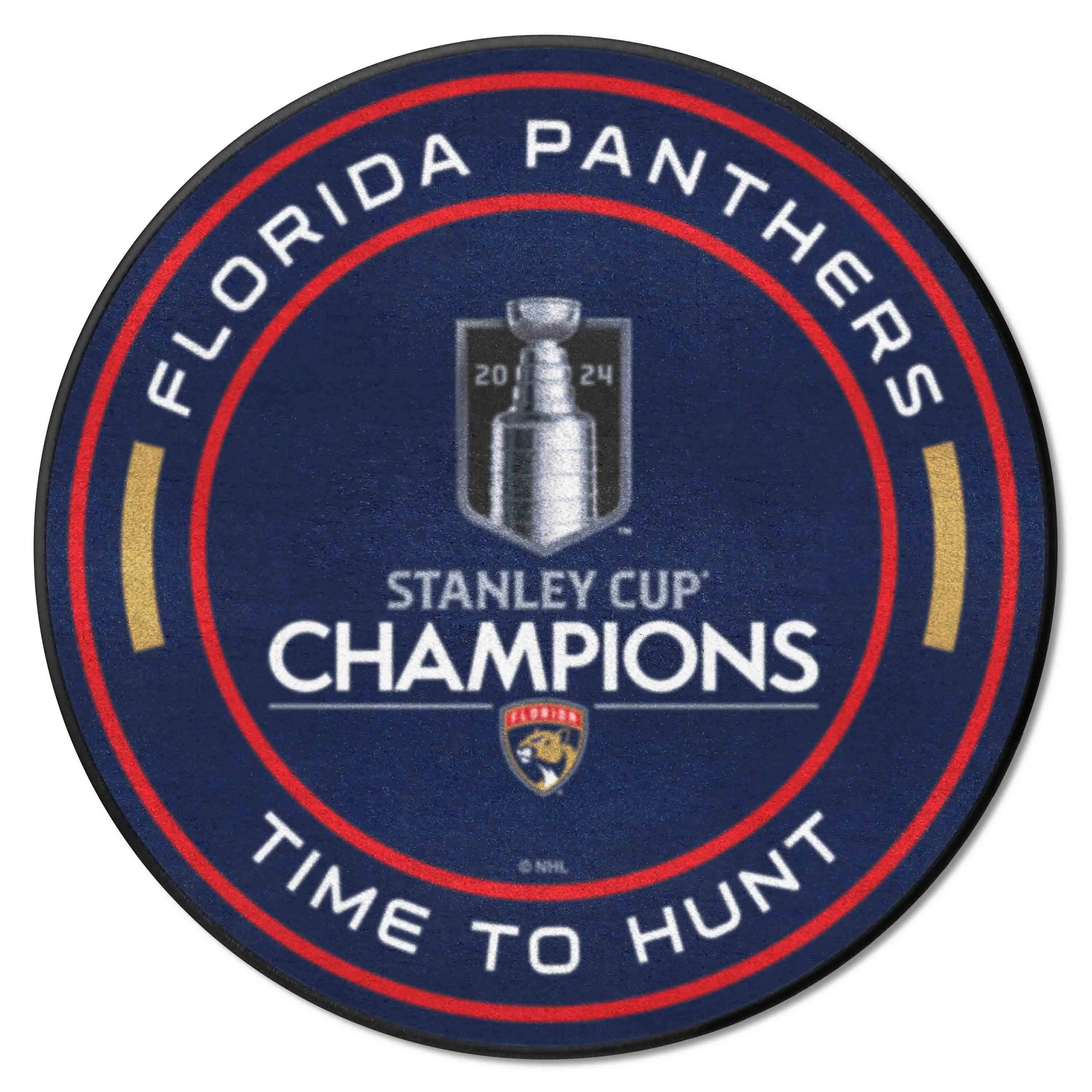 2024 Stanley Cup NHL - Florida Panthers-Puck Mat