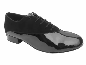 2504 Black Nubuck & Black Patent