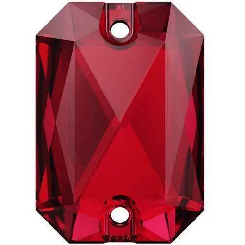 3252 Swarovski Emerald Cut Sew-On Stones