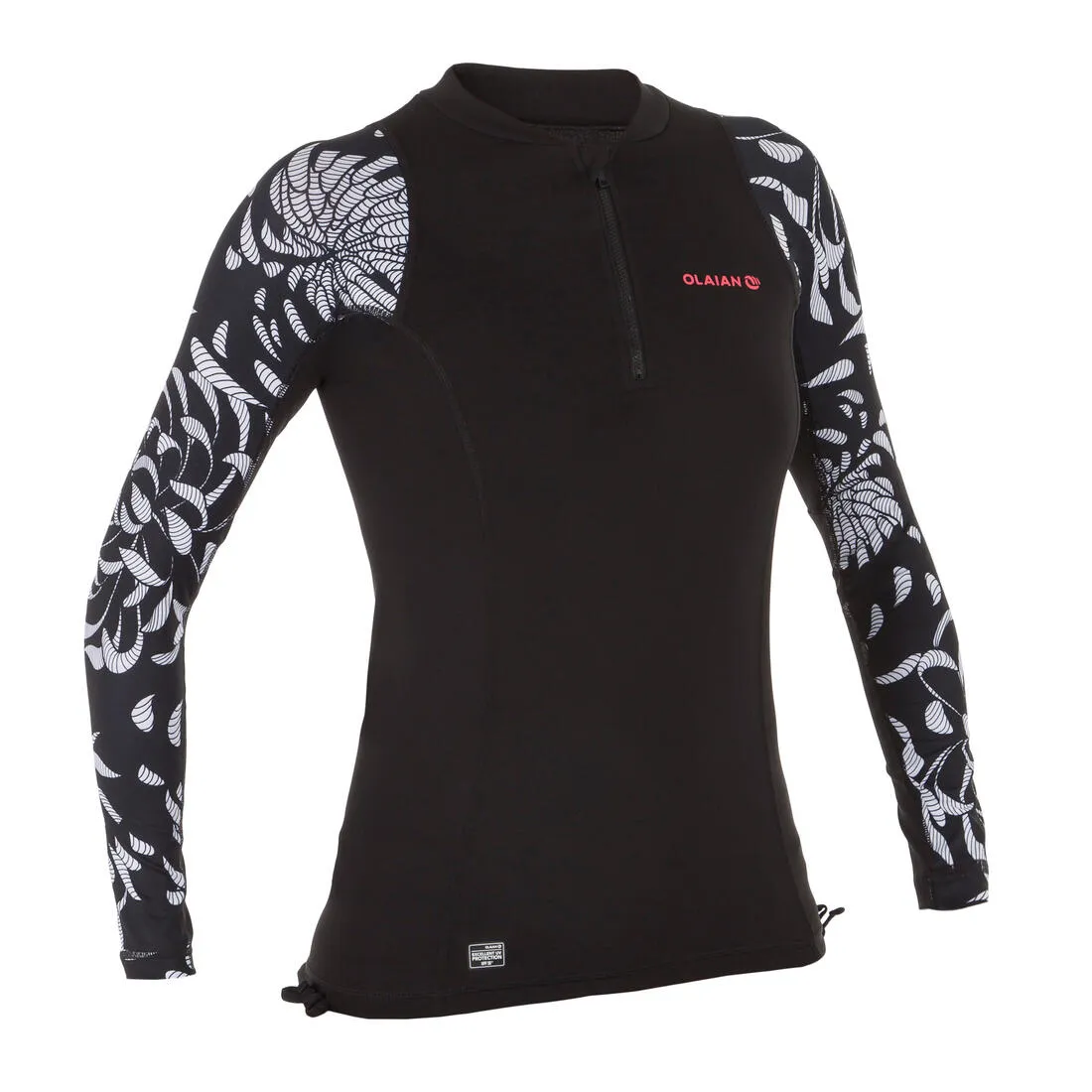500 Women’s Long Sleeve UV-Protection Surf Top T-Shirt AKARU