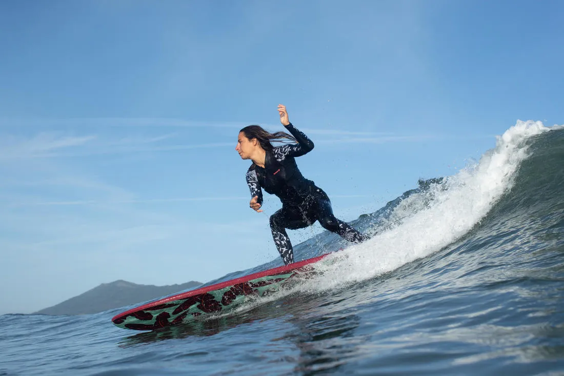 500 Women’s Long Sleeve UV-Protection Surf Top T-Shirt AKARU