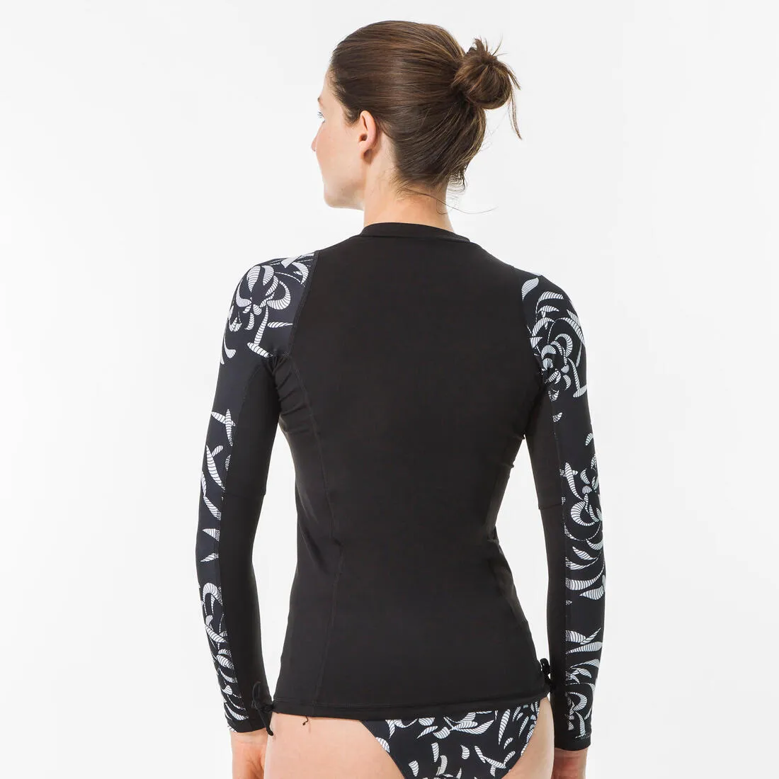 500 Women’s Long Sleeve UV-Protection Surf Top T-Shirt AKARU