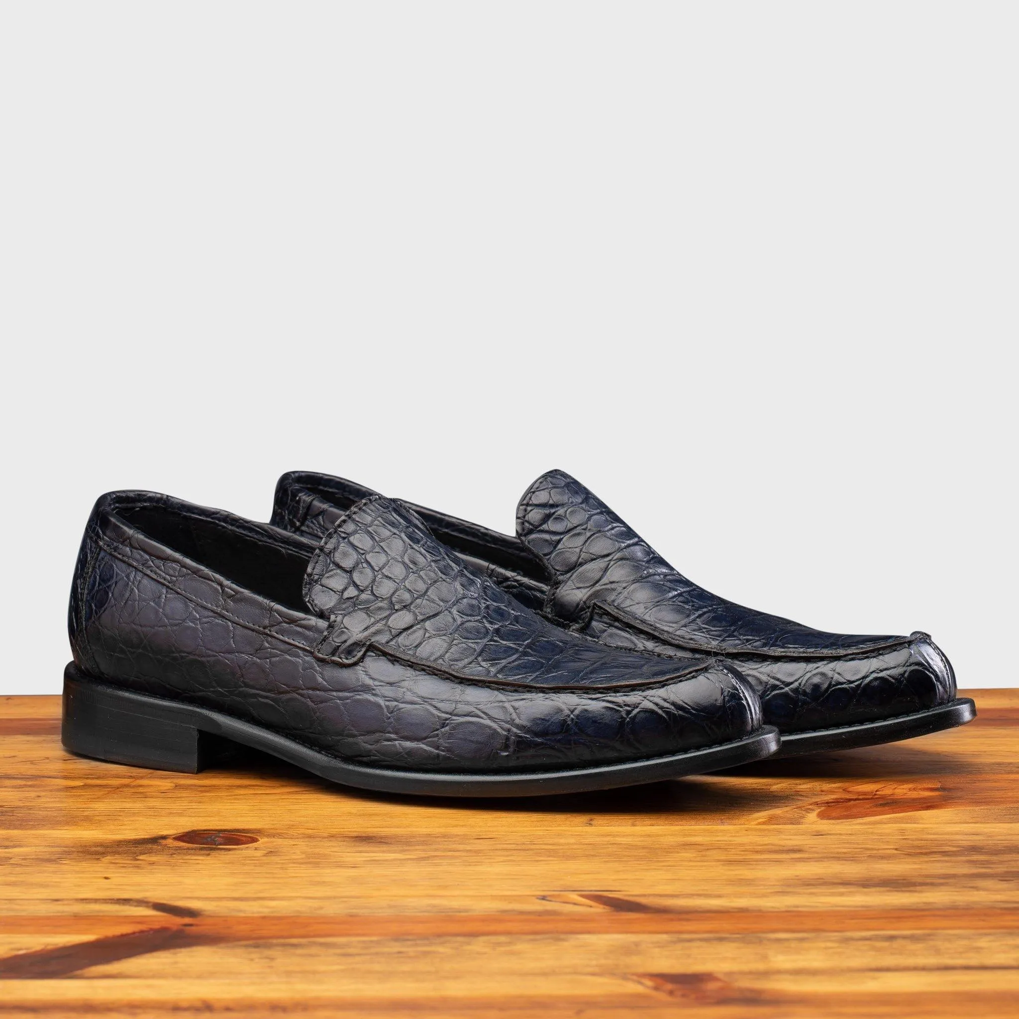 5034 Calzoleria Toscana Men's Crocodile Loafer