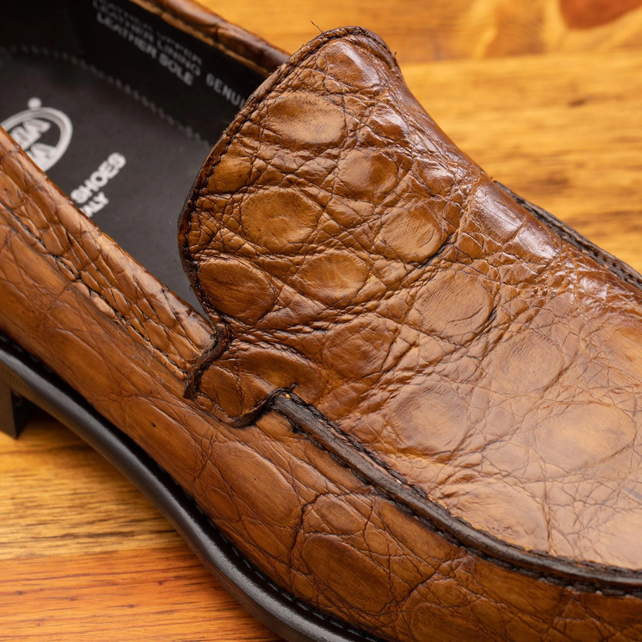5034 Calzoleria Toscana Men's Crocodile Loafer