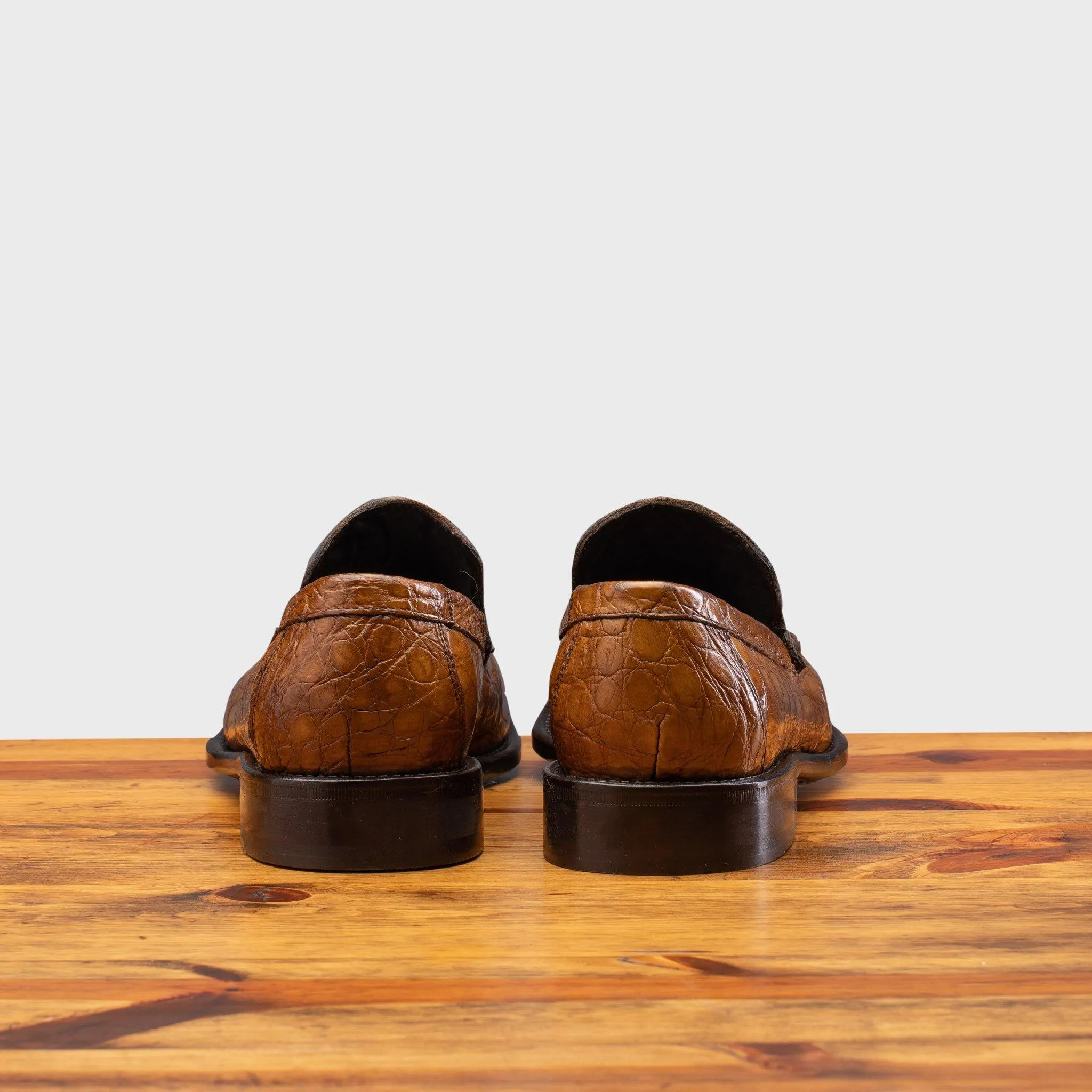5034 Calzoleria Toscana Men's Crocodile Loafer