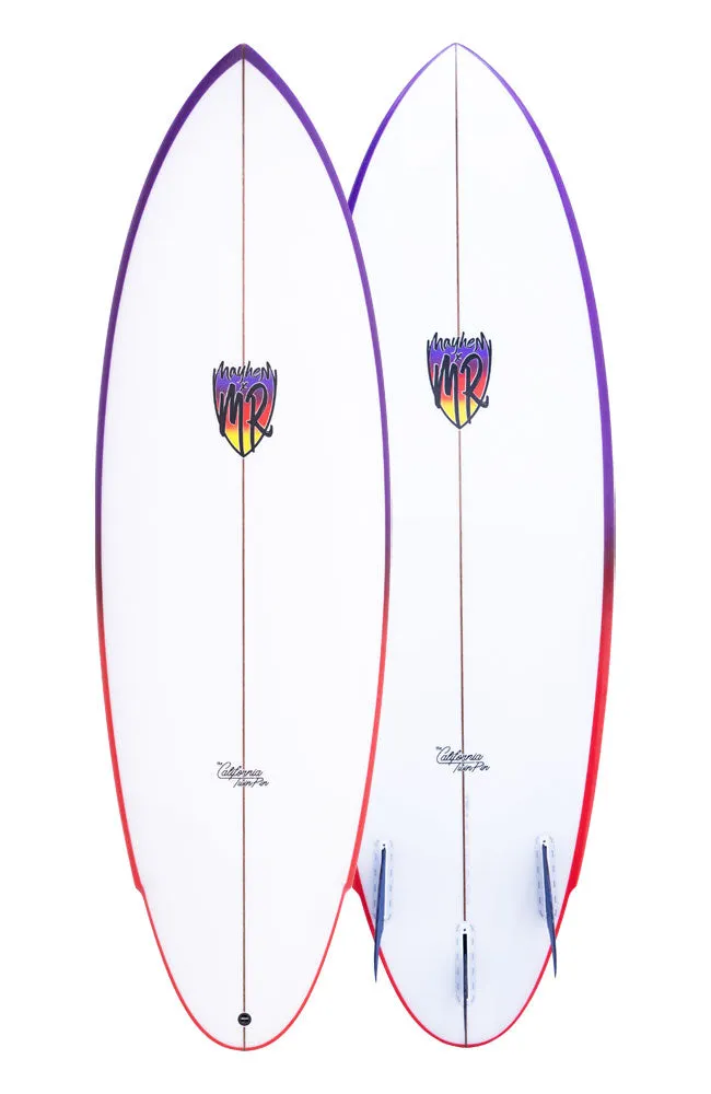 5'4 Lost CA Pin Twin clear