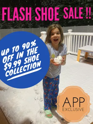 $9.99 Shoe Flash Sale