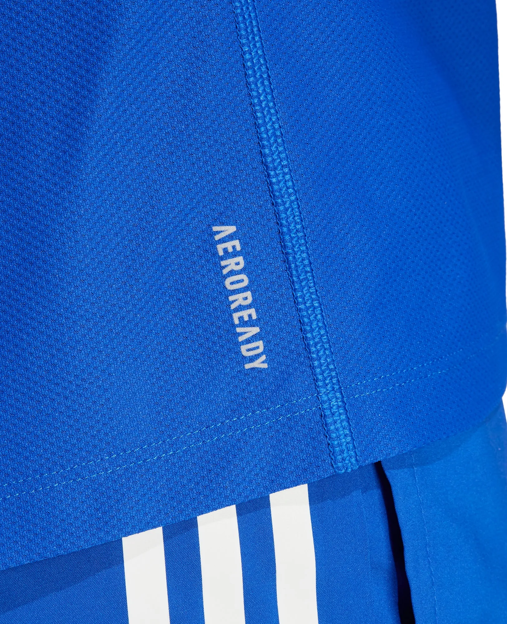 adidas Own The Run Short Sleeve Mens Running Top - Blue
