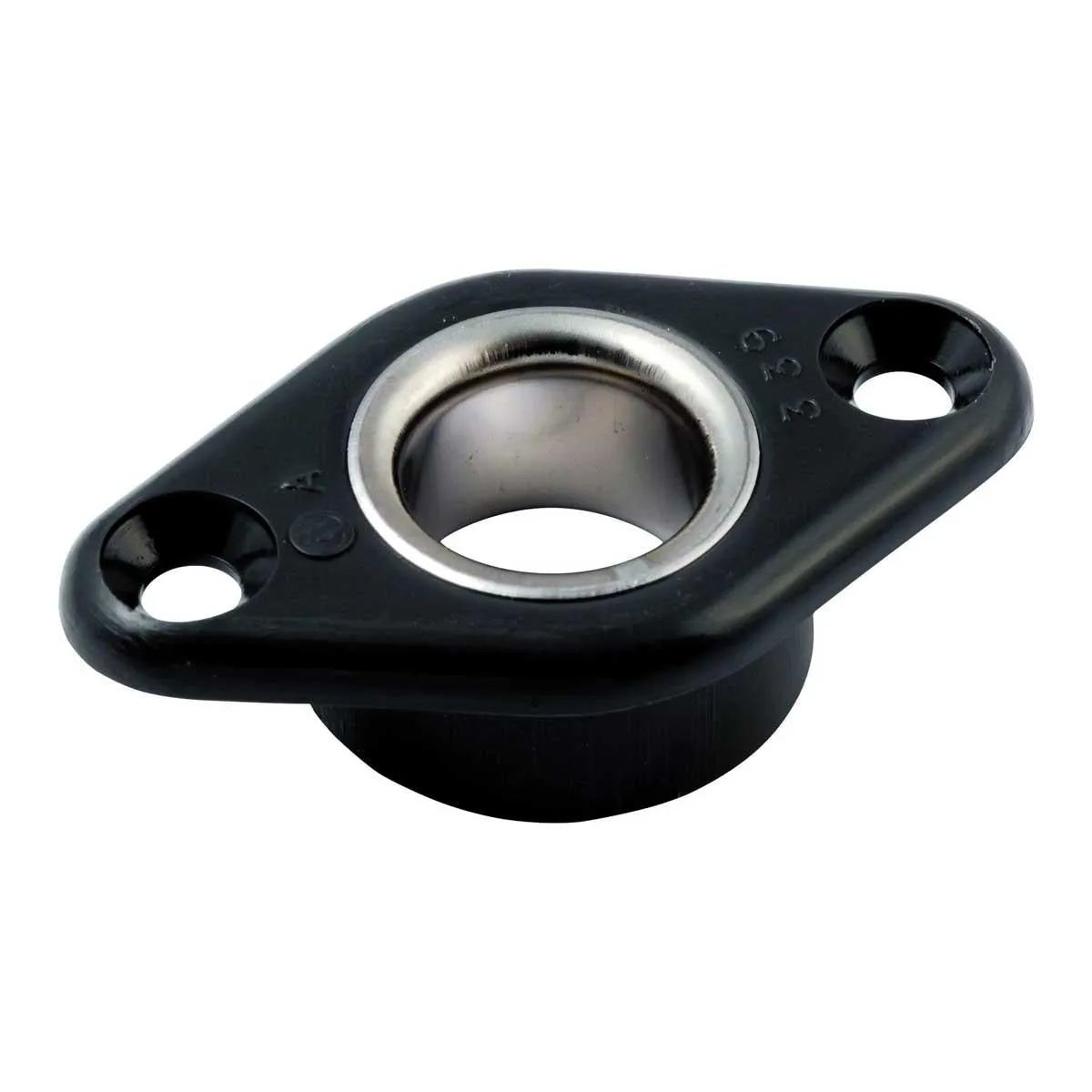 Allen 13mm Through Deck Bush with Stainless Steel Inner - Grey