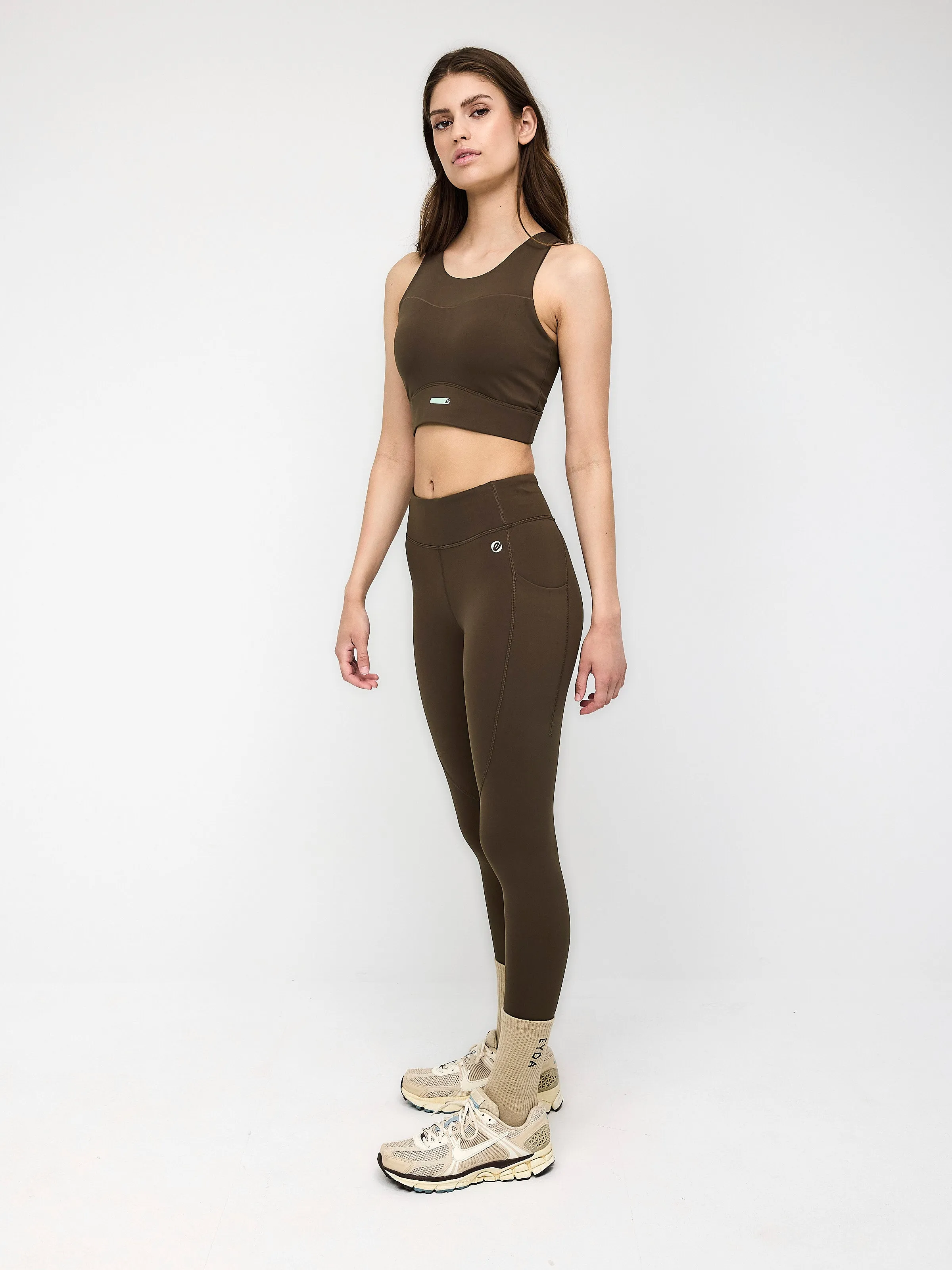 Amber High Neck Sports Bra