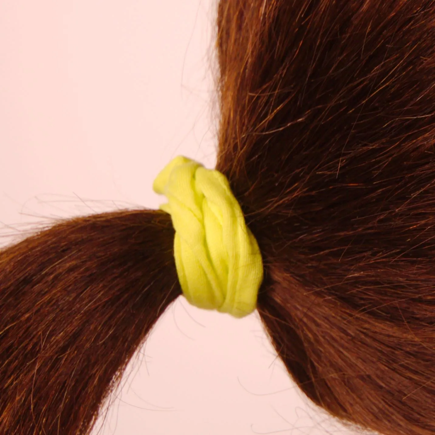 Amelia Beauty, Neon Mix Jersey Scrunchies, 2.25in Diameter, Gentle on Hair, Strong Hold, No Snag, No Dents or Creases. 12 Pack