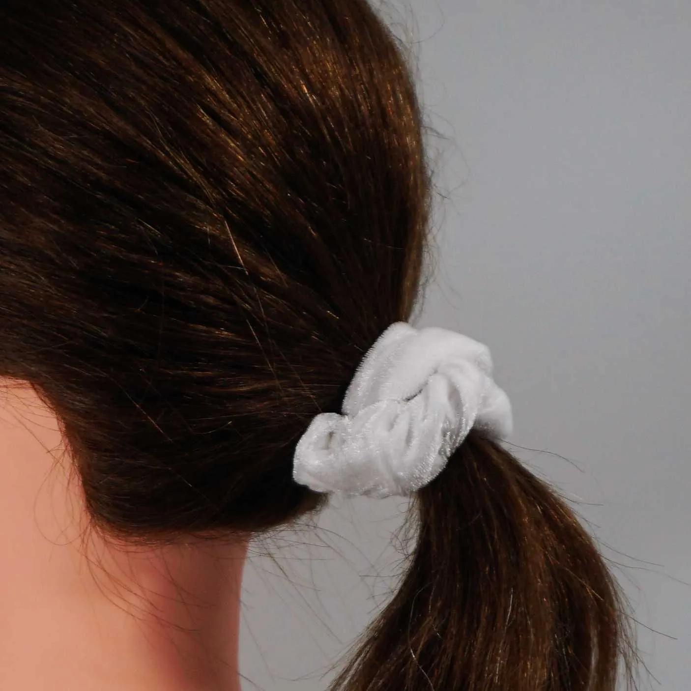 Amelia Beauty, Reds Mix Velvet Scrunchies, 3.5in Diameter, Gentle on Hair, Strong Hold, No Snag, No Dents or Creases. 8 Pack