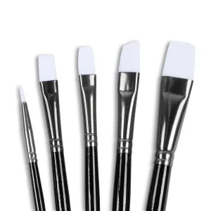 Angelus 5 Piece Brush set Ideal for any Acrylic Paint