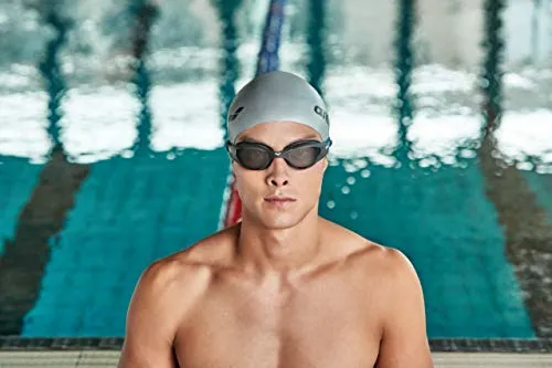 Arena 91662-51 Classic Silicone Swimming Caps (Silver)
