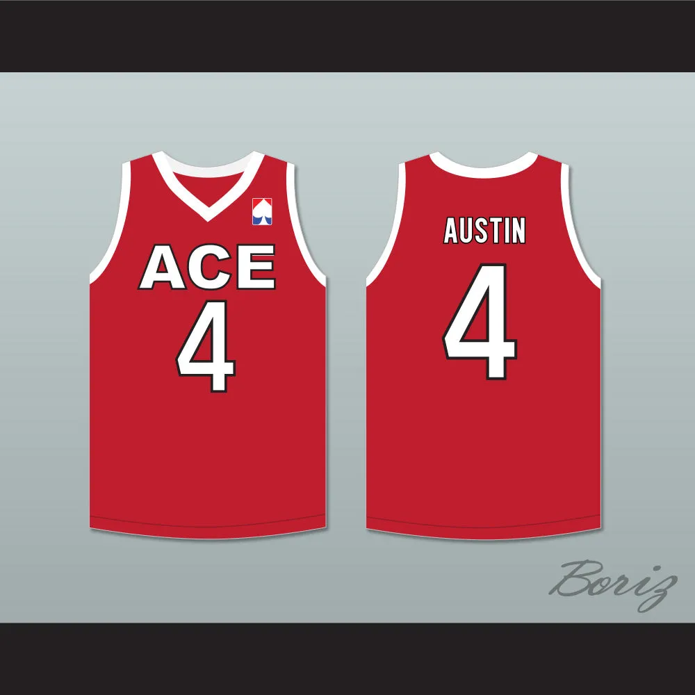 Austin 4 ACE Family Charity Red Basketball Jersey
