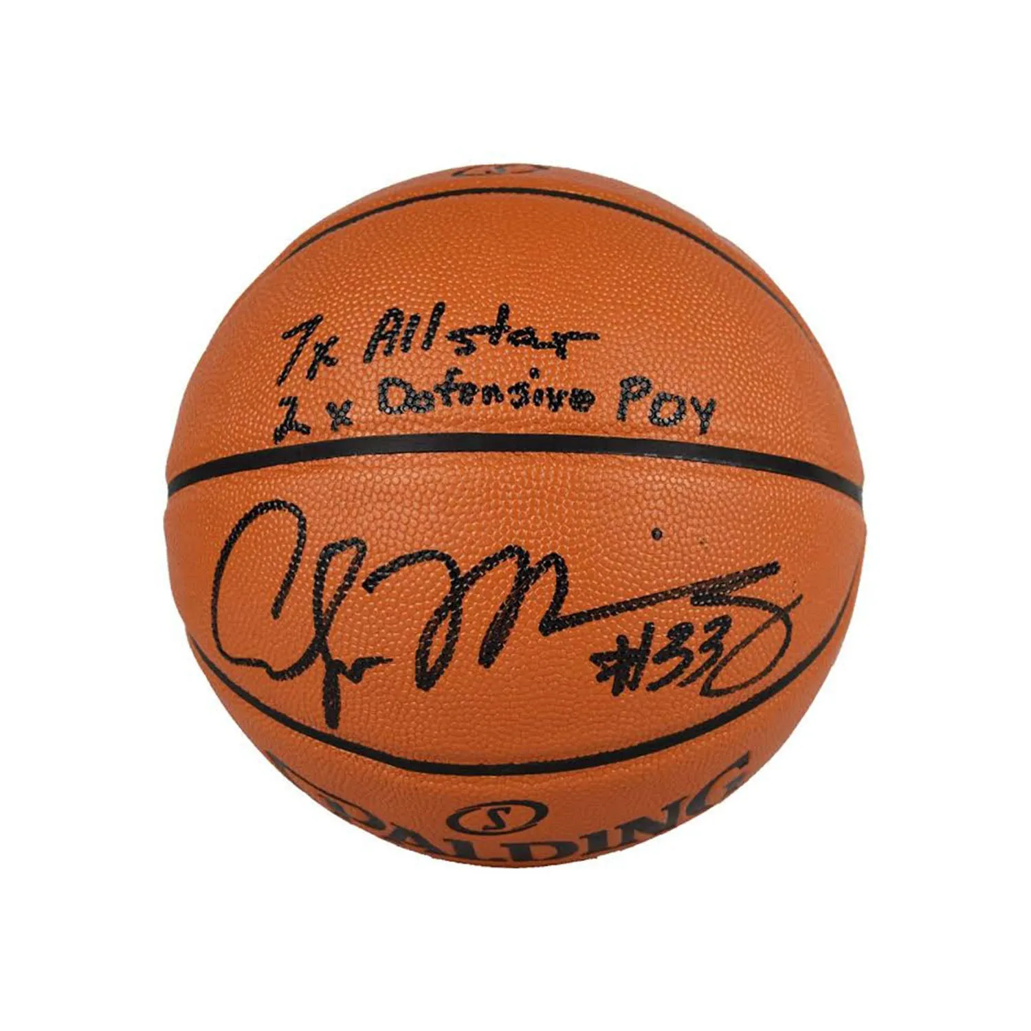 Autographed NBA Replica Basketball – Black