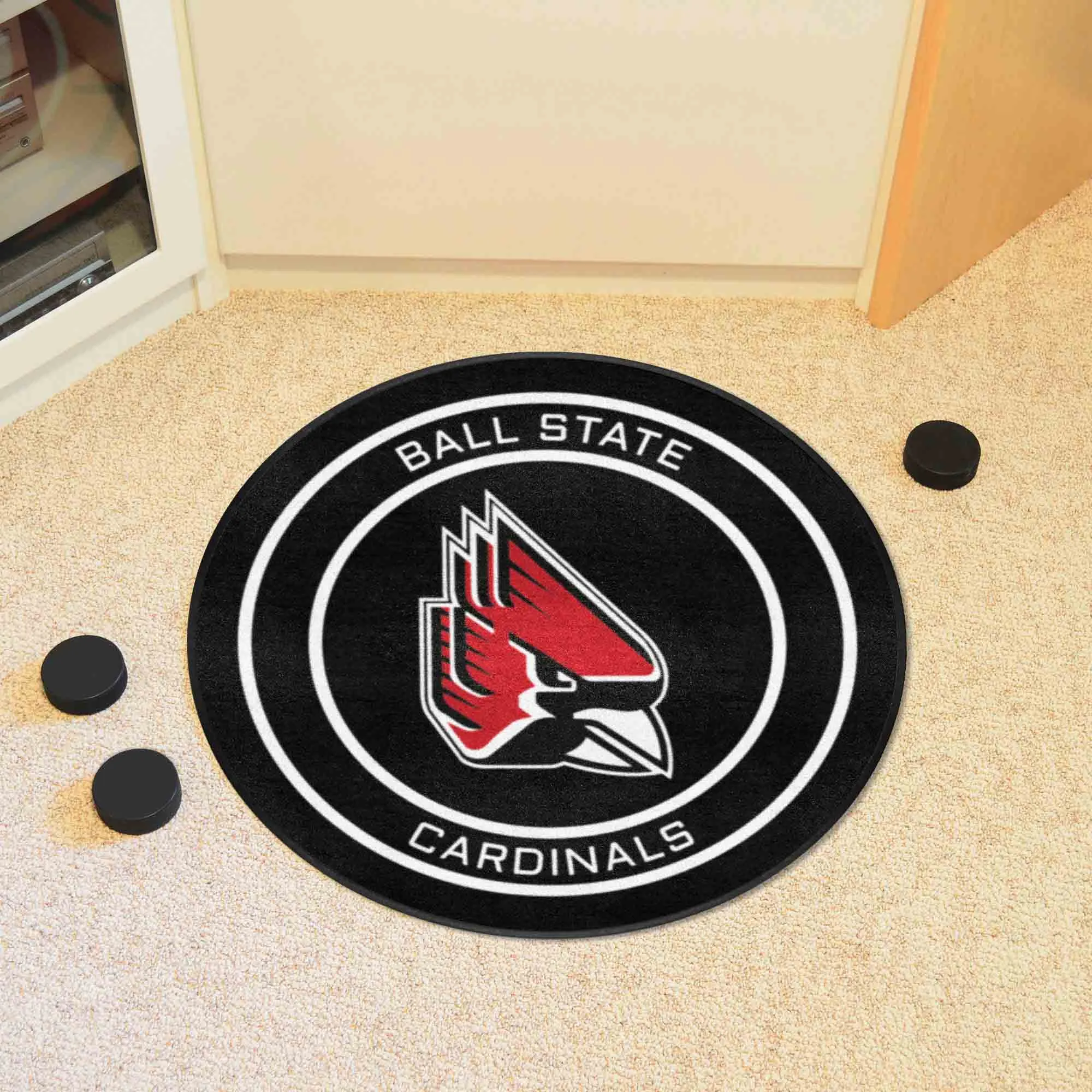 Ball State University Puck Mat