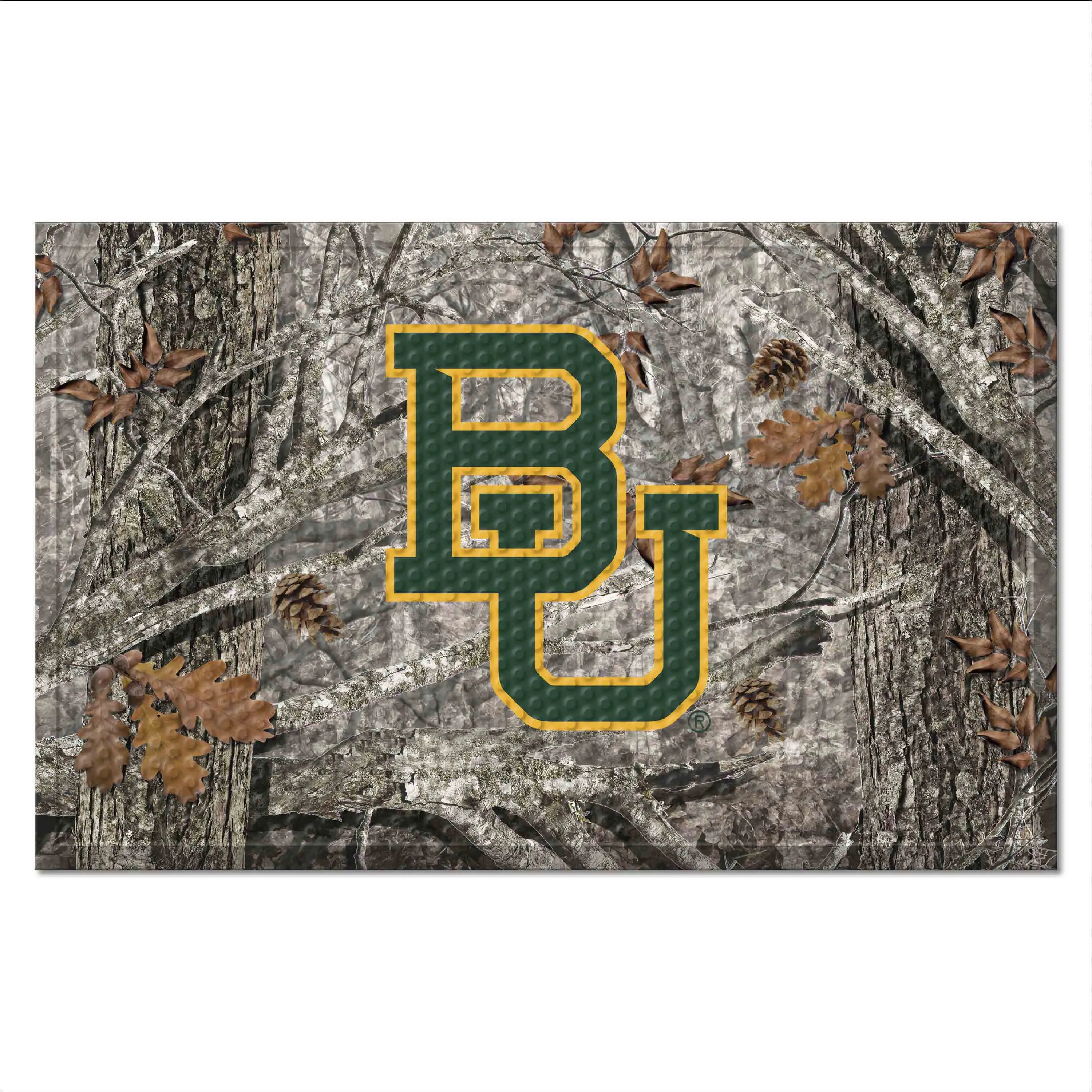Baylor University Camo Scraper Mat