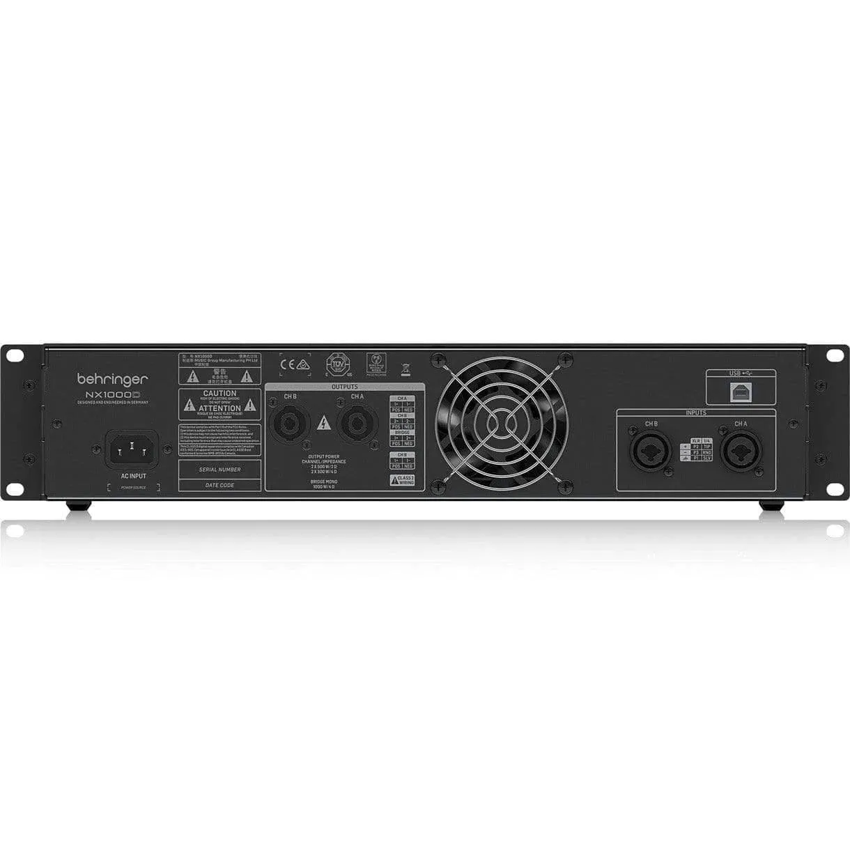 Behringer NX1000D Ultra-Lightweight Class-D Power Amplifier