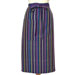 Bistro Apron | Cobalt Stripes