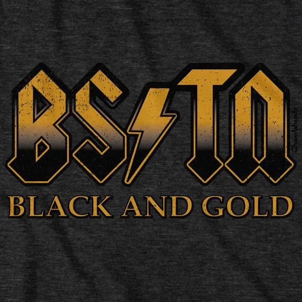 Black & Gold High Voltage T-Shirt