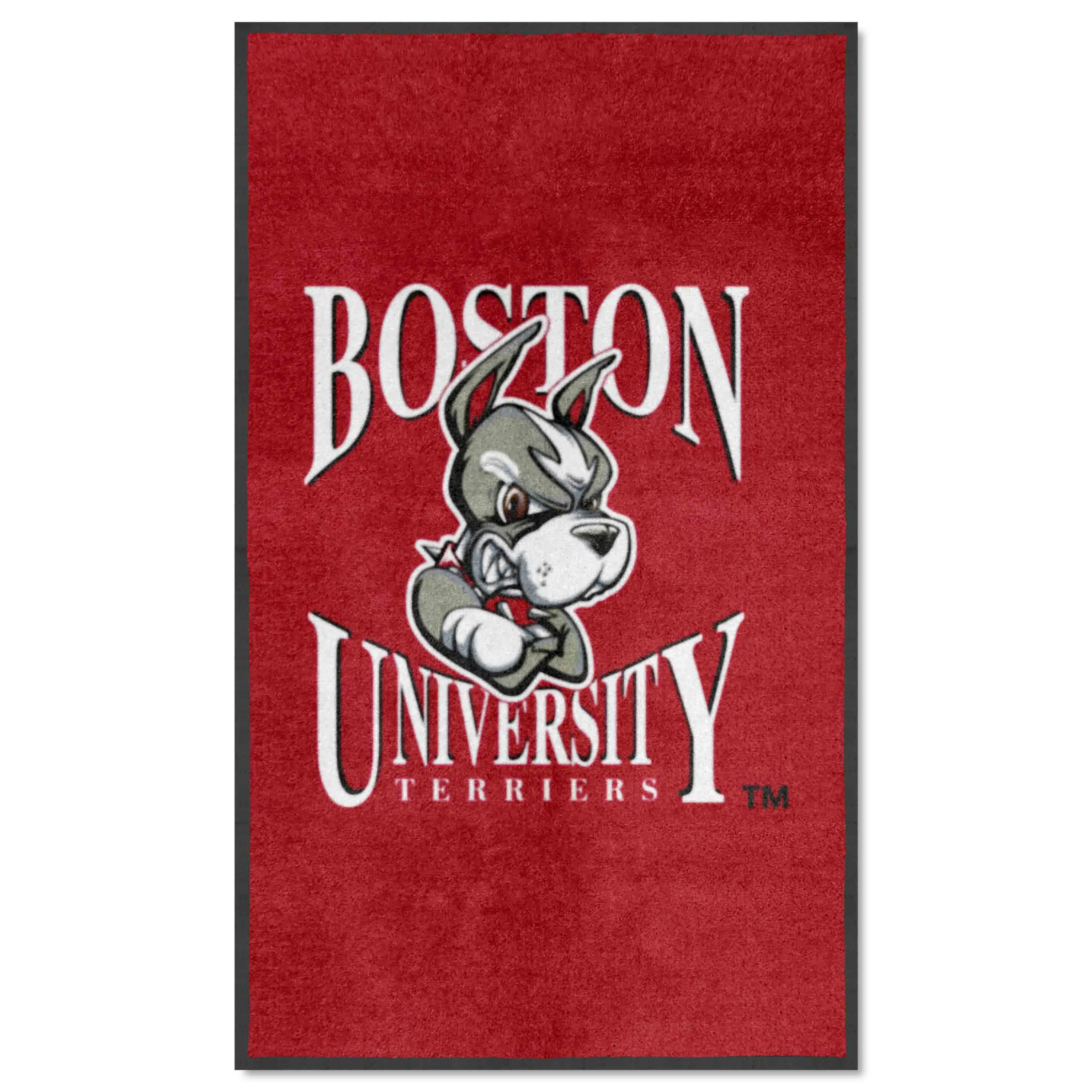 Boston University 3X5 Logo Mat - Portrait