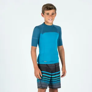 Boy’s surfing anti-UV short-sleeved T-shirt - 500