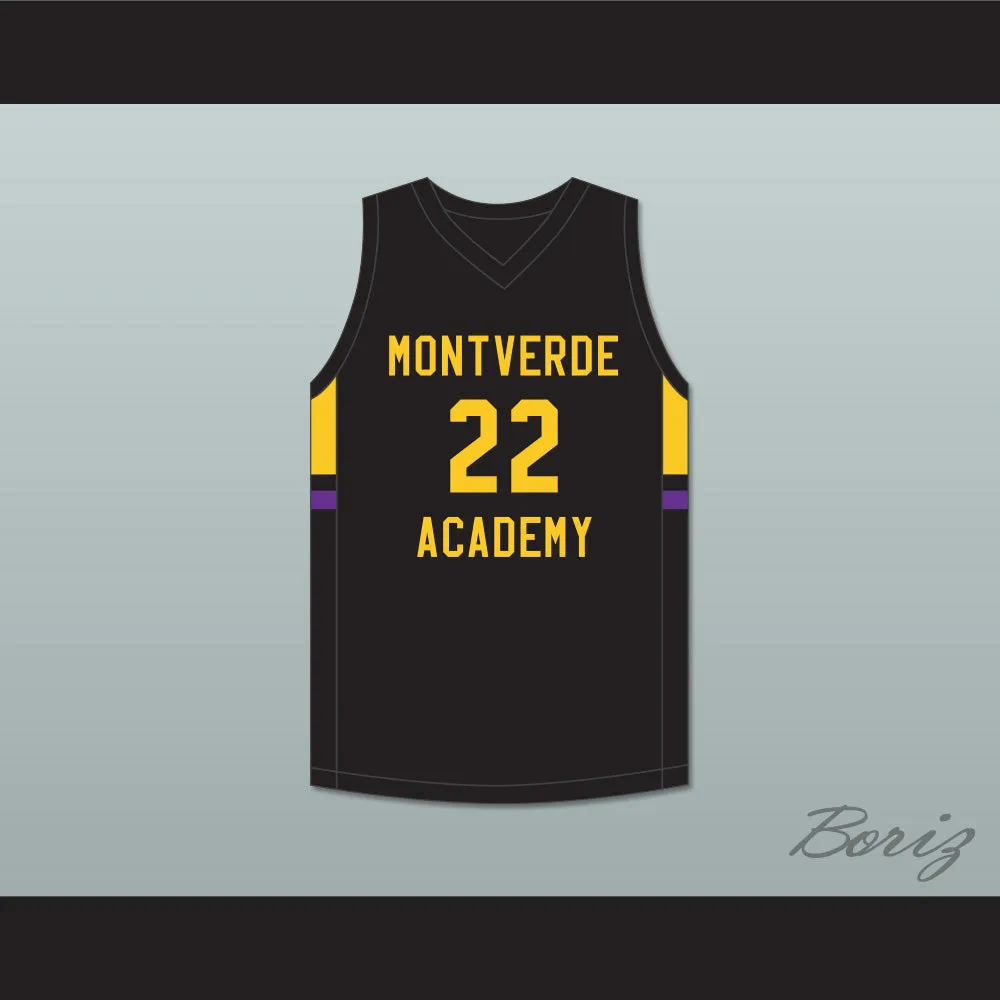 Caleb Houstan 22 Montverde Academy Eagles Black Basketball Jersey 2