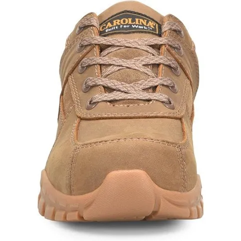 Carolina Men's Force Waterproof Comp Toe Oxford Work Shoe - Brown - CA5591