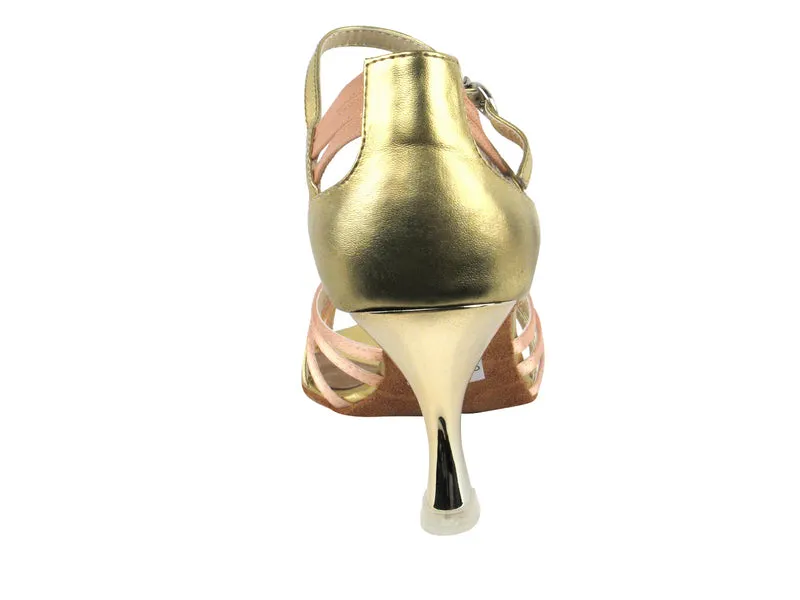 CD3012 Beige Satin & Gold