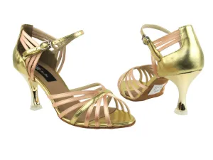 CD3012 Beige Satin & Gold