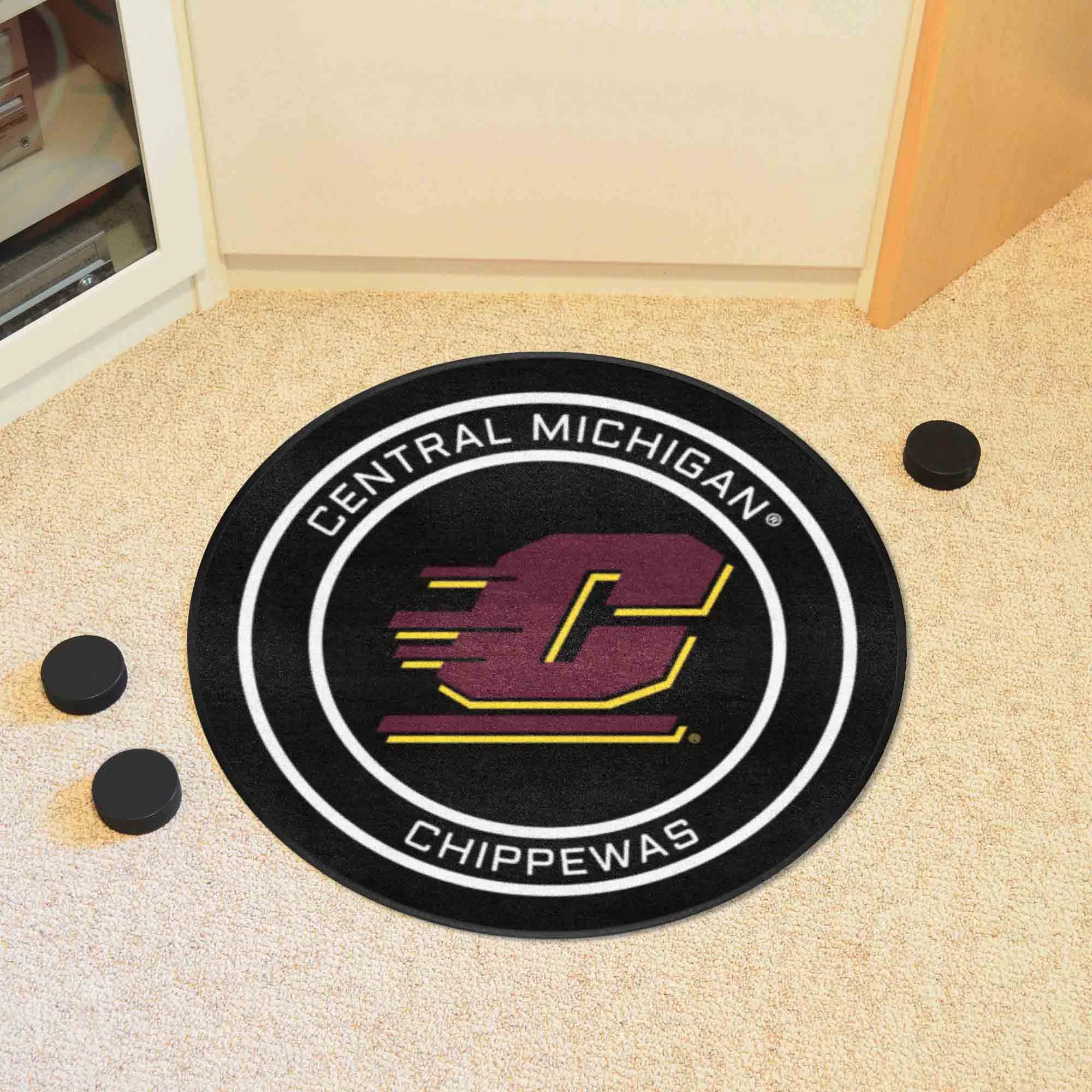 Central Michigan University Puck Mat