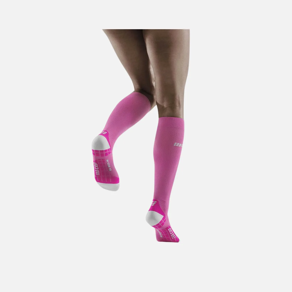 Cep Run Compression Ultralight Women's Socks -Pink/Grey