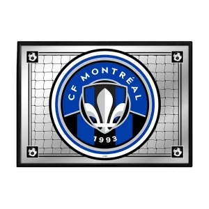 CF Montreall: Team Spirit - Framed Mirrored Wall Sign