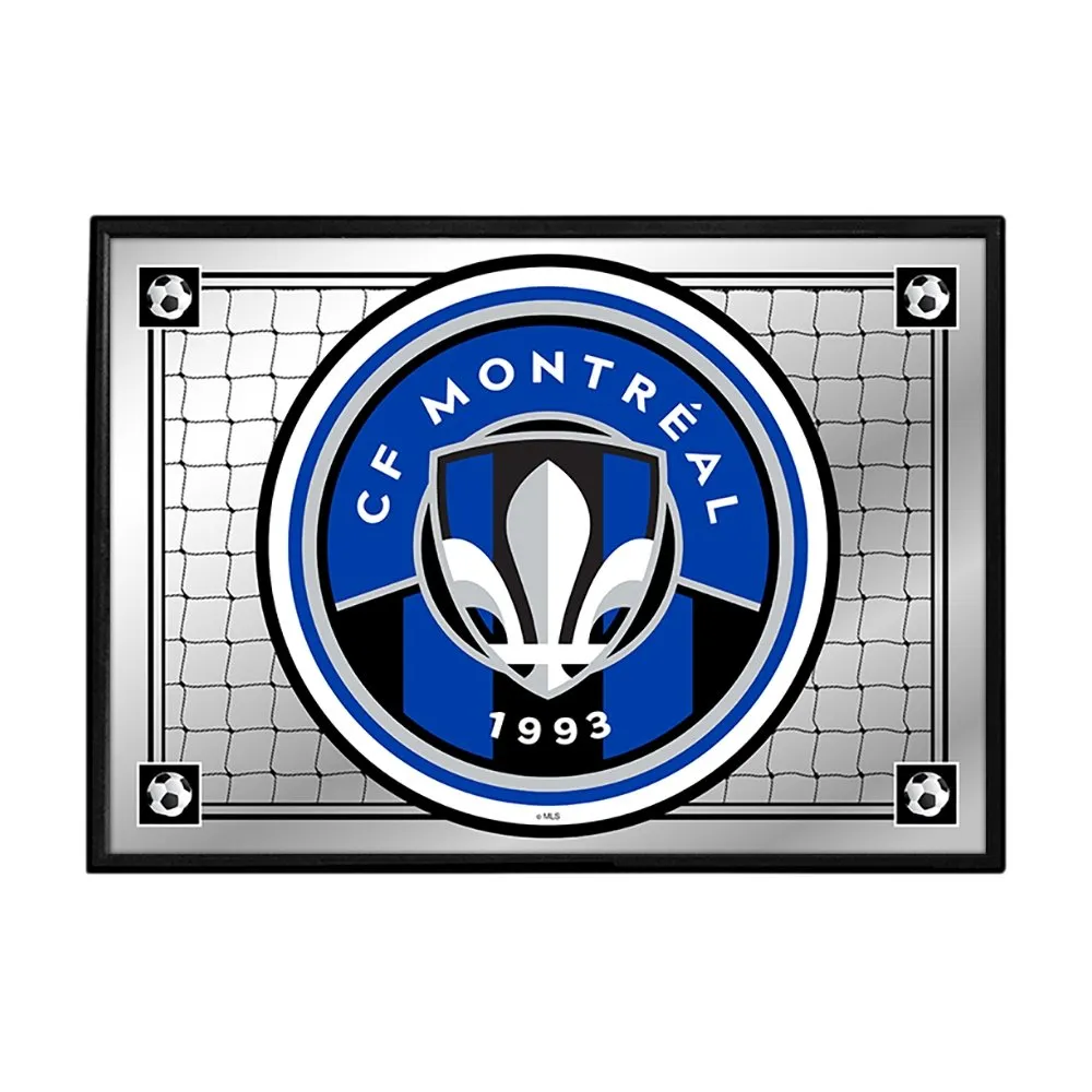 CF Montreall: Team Spirit - Framed Mirrored Wall Sign