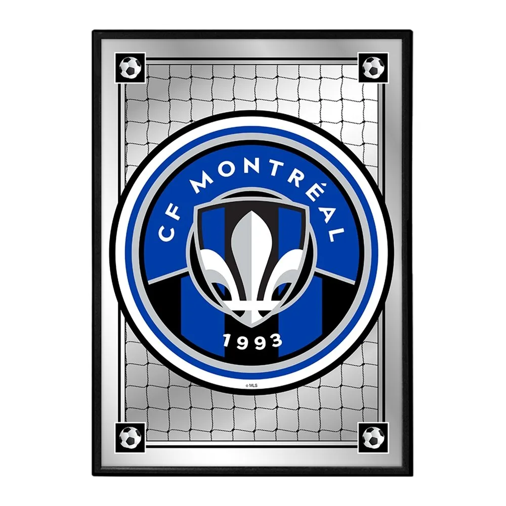CF Montreall: Team Spirit - Framed Mirrored Wall Sign