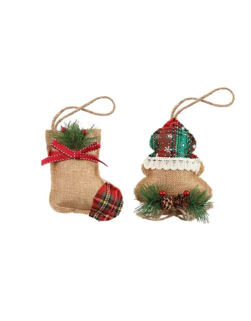 Christmas Tree Ornaments Stocking