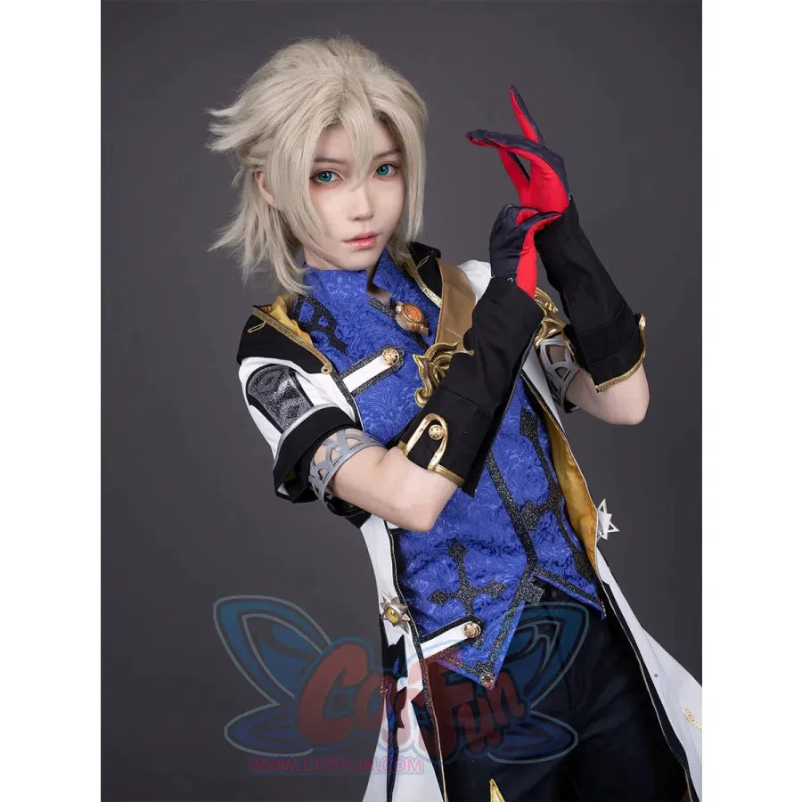 【CLEARANCE】Genshin Impact Albedo Cosplay Costume C02935 AAA