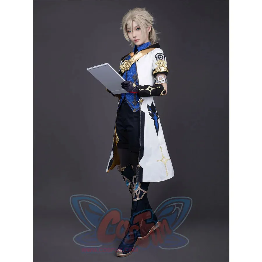 【CLEARANCE】Genshin Impact Albedo Cosplay Costume C02935 AAA