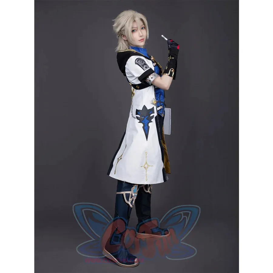 【CLEARANCE】Genshin Impact Albedo Cosplay Costume C02935 AAA