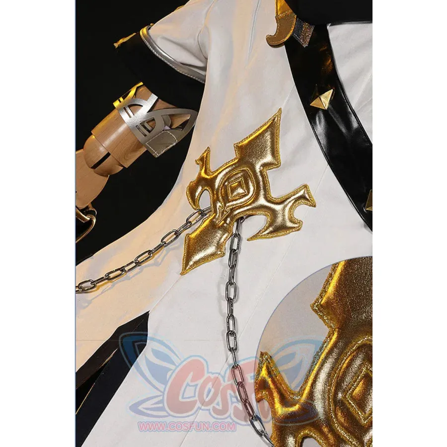 【CLEARANCE】Genshin Impact Albedo Cosplay Costume C02935 AAA
