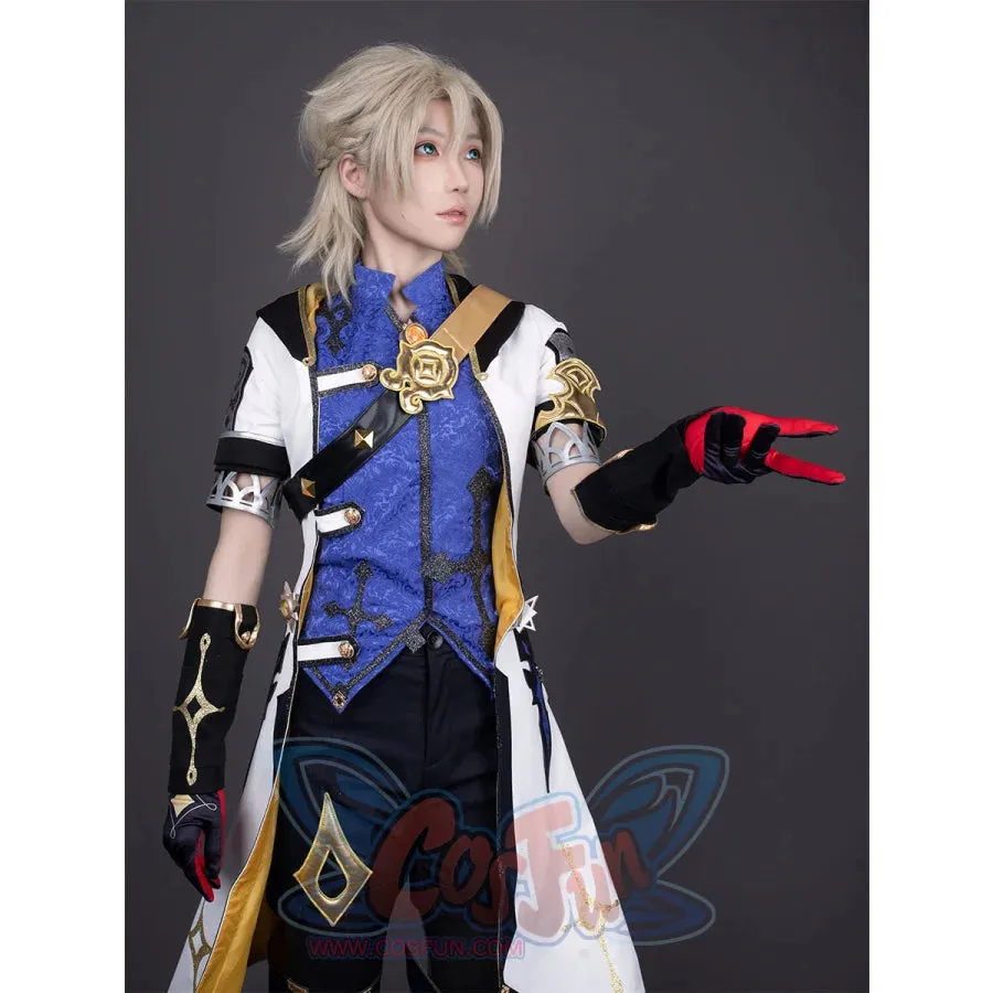【CLEARANCE】Genshin Impact Albedo Cosplay Costume C02935 AAA